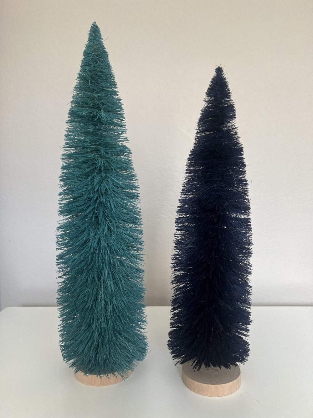 NWOT Pier 1 Holiday Bottle Brush Trees (Set of 2)